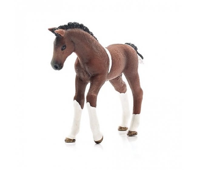 Фигурка - Тракененская лошадь, жеребенок, размер 3 х 9 х 7 см  